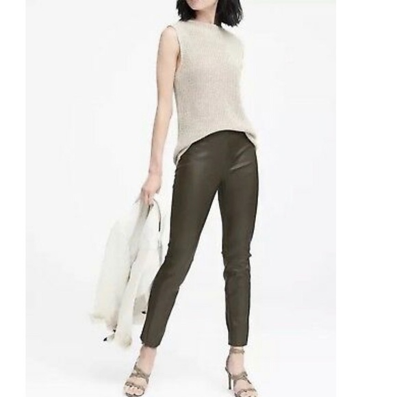 banana republic leather leggings Big 